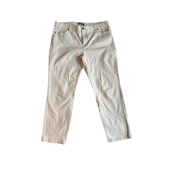 Buffalo David Bitton Pale Pink Pants Women's Size 14/34 - Picture 1 of 8